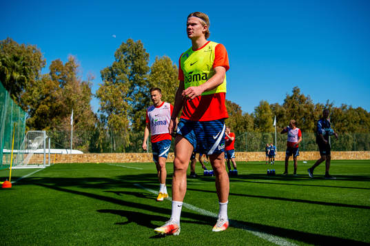 Erling Braut Haaland of the Norwegian national football team