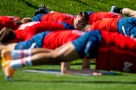 Leo Østigård of the Norwegian national football team