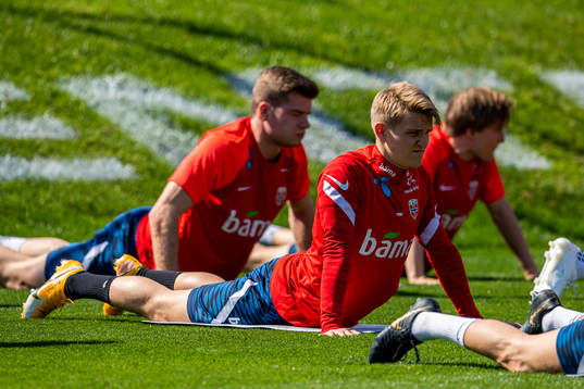 Martin Ødegaard of the Norwegian national football team