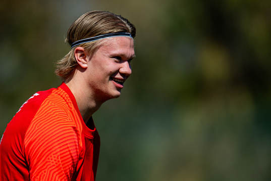 Erling Braut Haaland of the Norwegian national football team