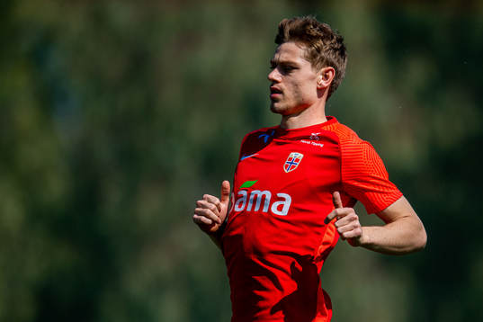 Julian Ryerson of the Norwegian national football team