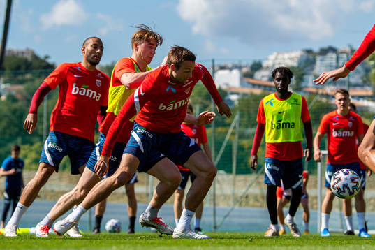 Kristian Thorstvedt and Stian Gregersen of the Norwegian