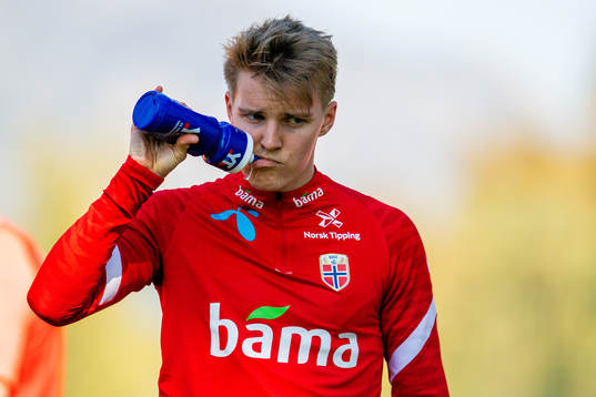 Martin Ødegaard of the Norwegian national football team