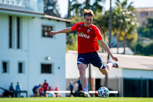 Kristian Thorstvedt of the Norwegian national football team
