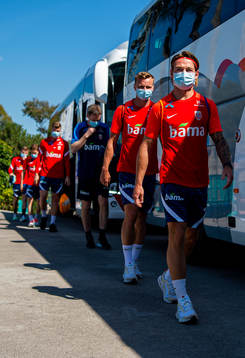 Marius Lode and Patrick Berg of the Norwegian national