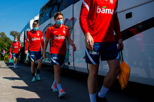 Jonas Svensson of the Norwegian national football team