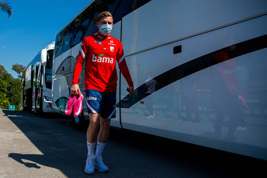 Jens Petter Hauge of the Norwegian national football team