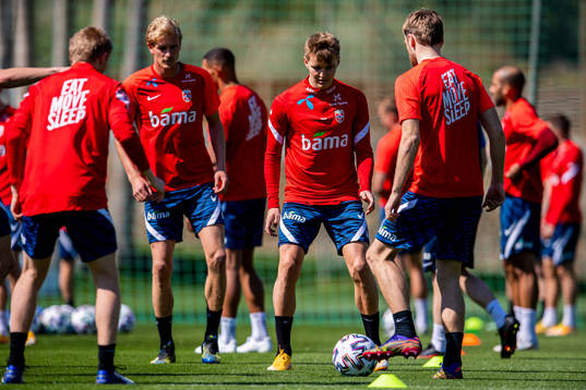 Martin Ødegaard of the Norwegian national football team