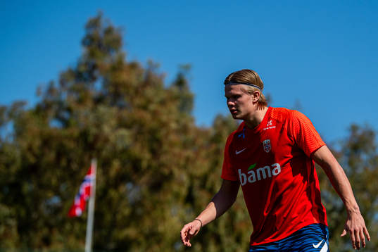 Erling Braut Haaland of the Norwegian national football team