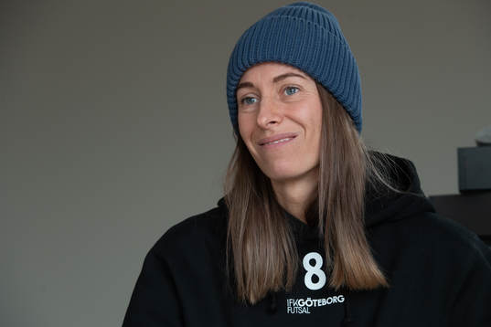 Futsalspelaren Pernilla Johansson (spelare i IFK Göteborg