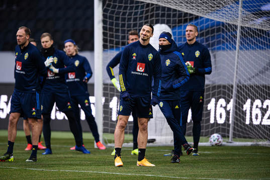 Zlatan Ibrahimovic of the Swedish national football team