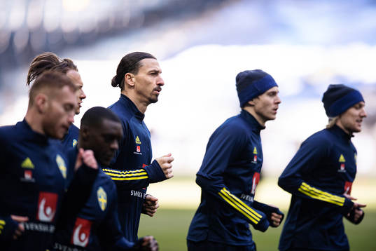 Zlatan Ibrahimovic of the Swedish national football team