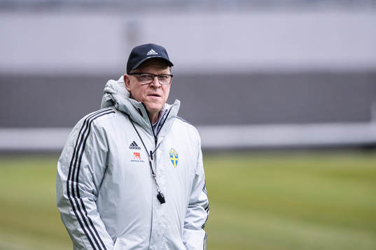 Head coach Janne Andersson of the Swedish national football