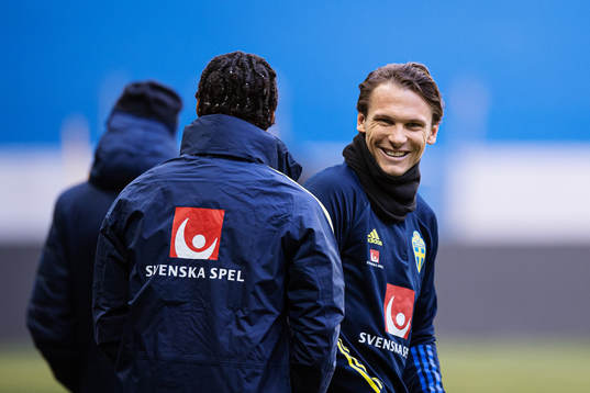 Albin Ekdal of the Swedish national football team