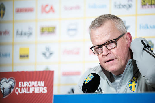 Head coach Janne Andersson of the Swedish national football