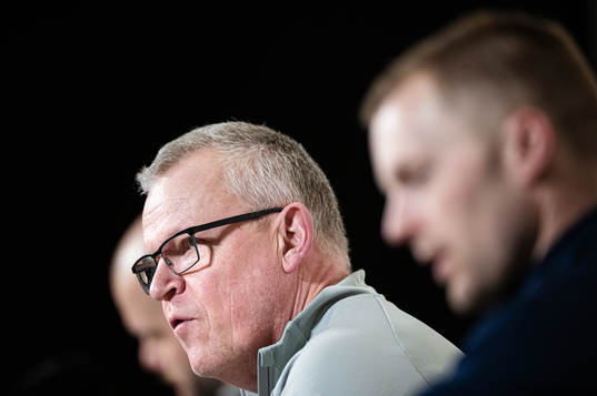 Head coach Janne Andersson of the Swedish national football