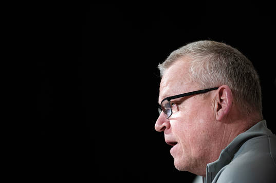 Head coach Janne Andersson of the Swedish national football