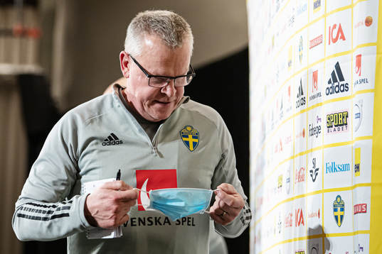 Head coach Janne Andersson of the Swedish national football