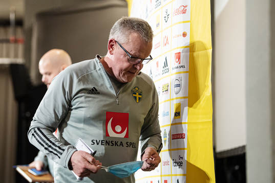 Head coach Janne Andersson of the Swedish national football