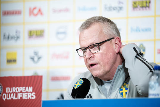 Head coach Janne Andersson of the Swedish national football