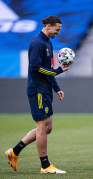 Zlatan Ibrahimovic of the Swedish national football team