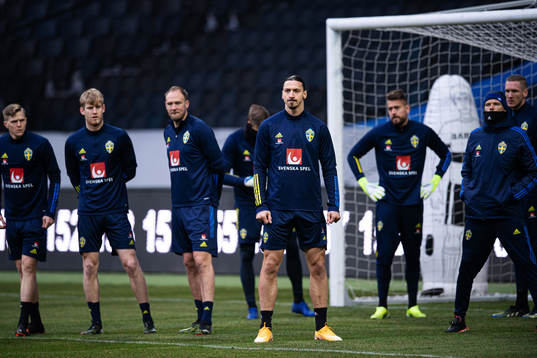 Zlatan Ibrahimovic of the Swedish national football team