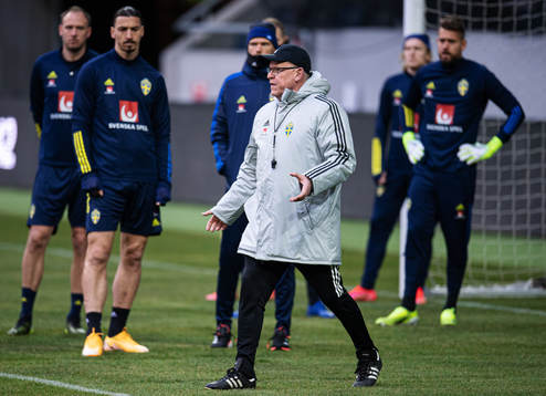 Head coach Janne Andersson of the Swedish national football