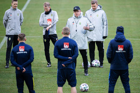 Head coach Janne Andersson of the Swedish national football
