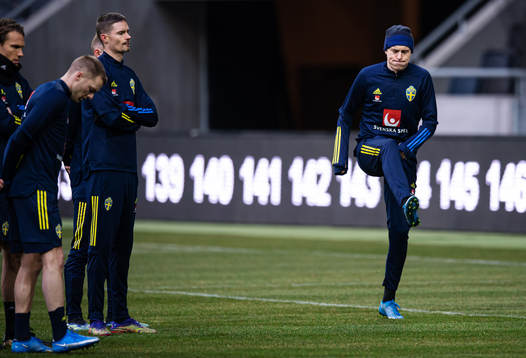 Mikael Lustig and Victor Nilsson Lindelöf of the Swedish
