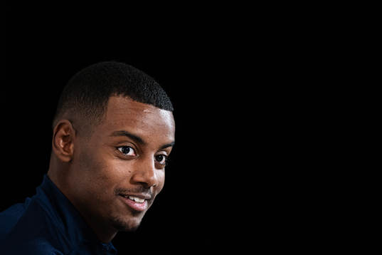 Alexander Isak of the Swedish national football team
