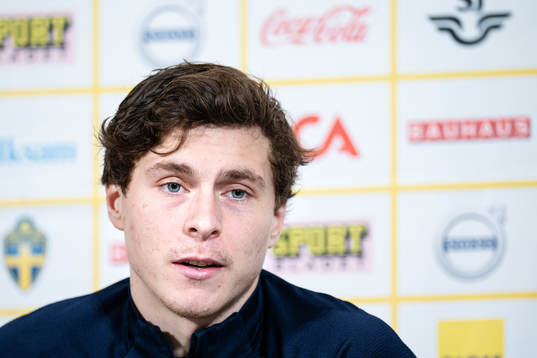 Victor Nilsson Lindelöf of the Swedish national football
