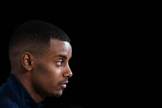 Alexander Isak of the Swedish national football team