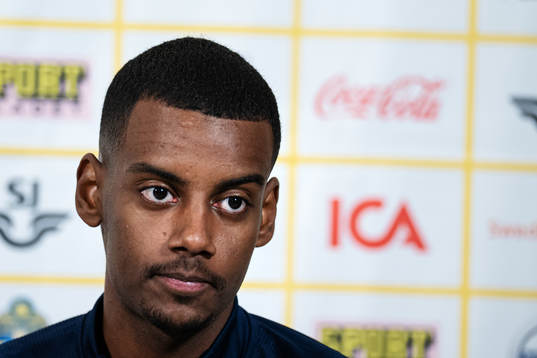 Alexander Isak of the Swedish national football team