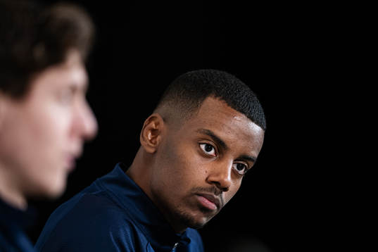 Alexander Isak of the Swedish national football team