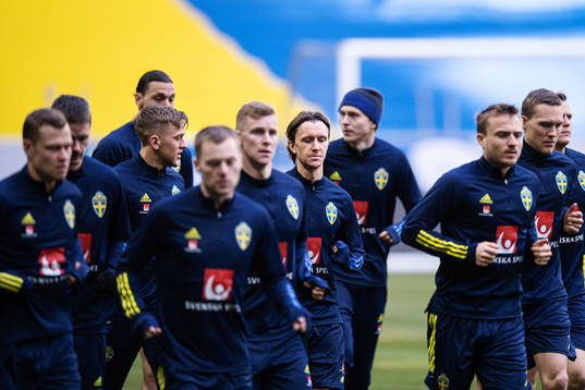 Jesper Karlsson and Kristoffer Olsson of the Swedish