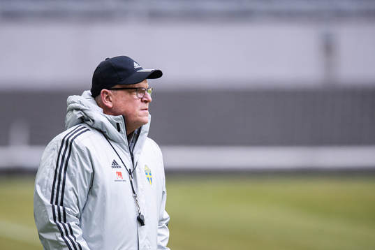 Head coach Janne Andersson of the Swedish national football