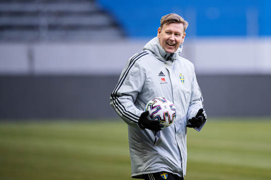 Assistant coach Peter Wettergren of the Swedish national