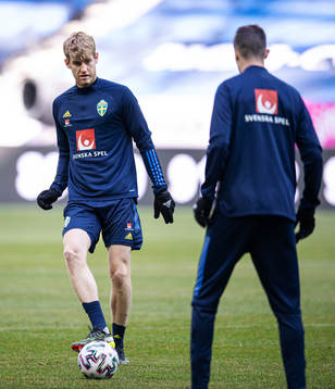 Filip Helander of the Swedish national football team