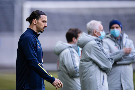 Zlatan Ibrahimovic of the Swedish national football team