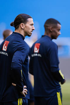 Zlatan Ibrahimovic of the Swedish national football team
