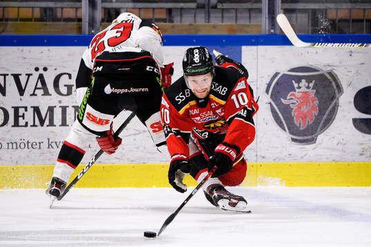 Malmö Redhawks Christoffer Forsberg och Luleås Einar