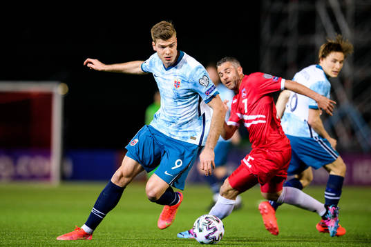 Alexander Sørloth of Norway