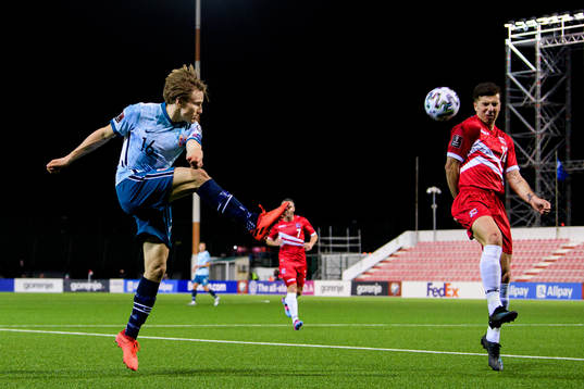 Jonas Svensson of Norway and Jayce Olivero of Gibraltar