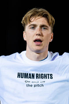 Kristian Thorstvedt of Norway wearing a t-shirt with the