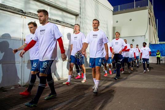 Jonas Svensson, Fredrik Midtsjø, Erling Braut Haaland and