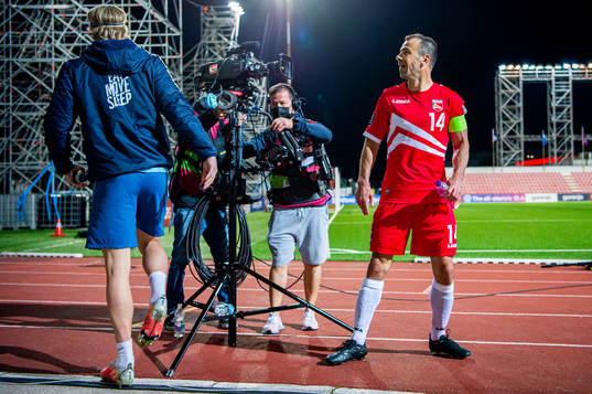 Erling Braut Haaland of Norway and Roy Chipolina of