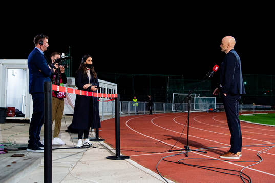 Ståle Solbakken, head coach of Norway, is being