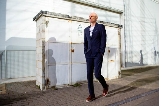 Ståle Solbakken, head coach of Norway, at half-time