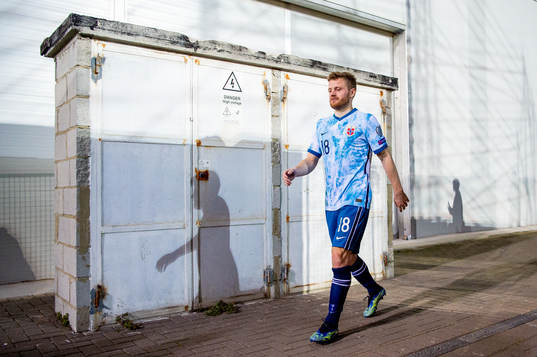Fredrik Midtsjø of Norway at half-time