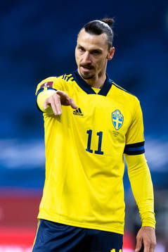 Zlatan Ibrahimovic of Sweden